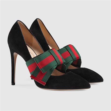 gucci heel with bow|Gucci heels nordstrom.